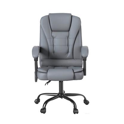 Artiss Executive Office Chair 4-Point Massage Adjustable Ergonomic Recline PU